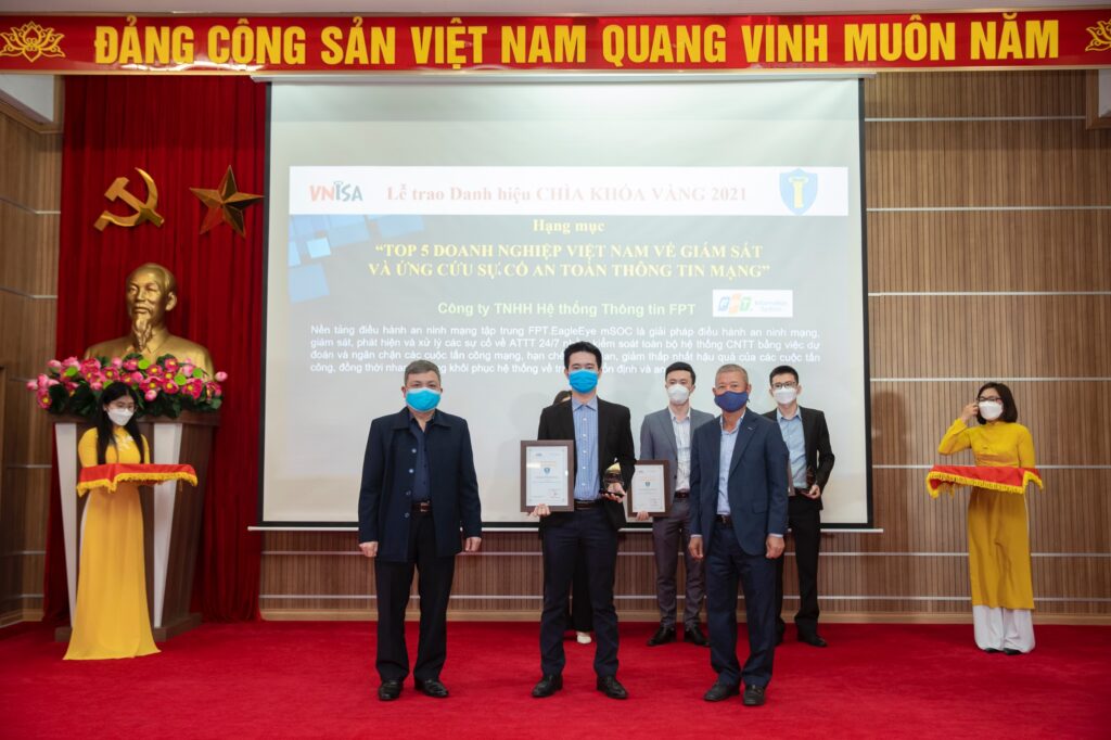 FPT IS lọt Top 5 doanh nghiệp Việt Nam về giám sát và ứng cứu sự cố an toàn thông tin mạng 2021