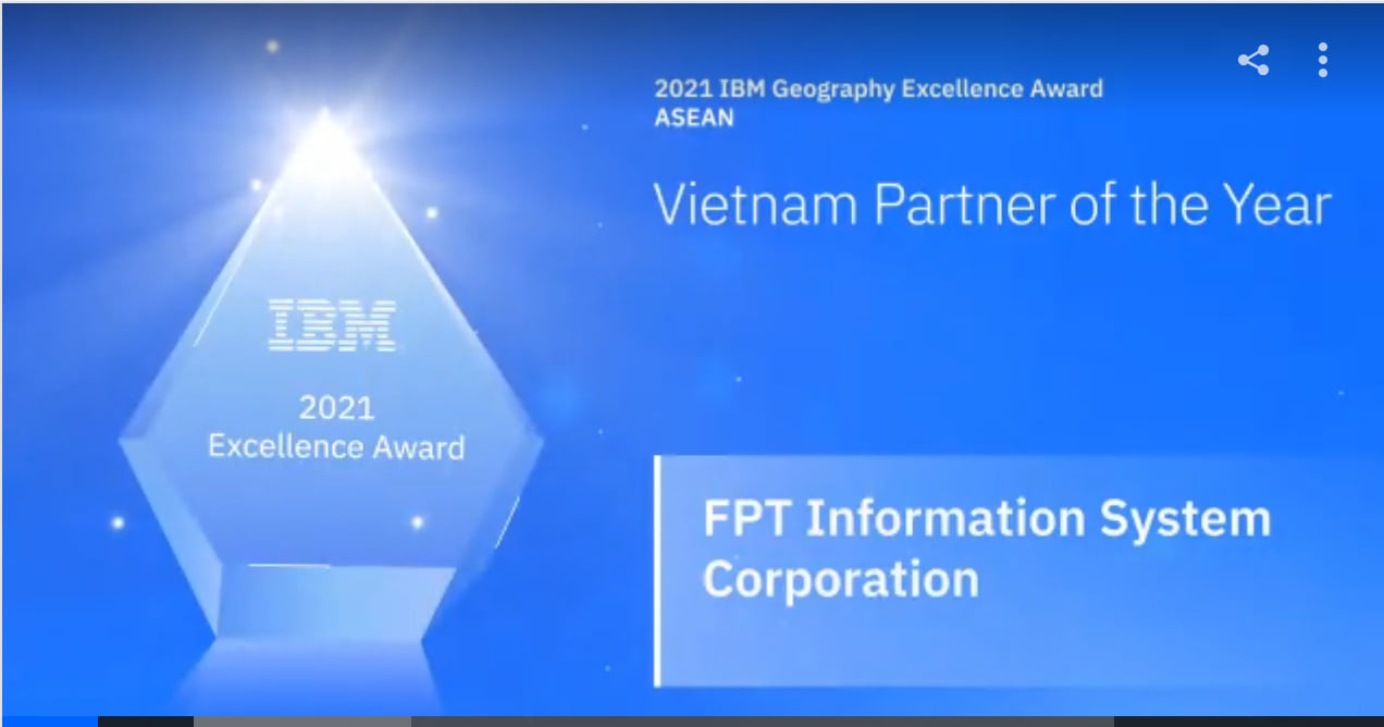 FPT IS nhận giải thưởng GEO Excellent Award tại sự kiện IBM THINK 2021